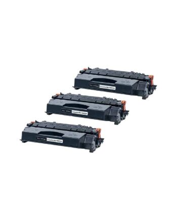 Rabatpakke Hp 05x Sort   Stk Toner Kompatibel Ce505x 19 500 Sider