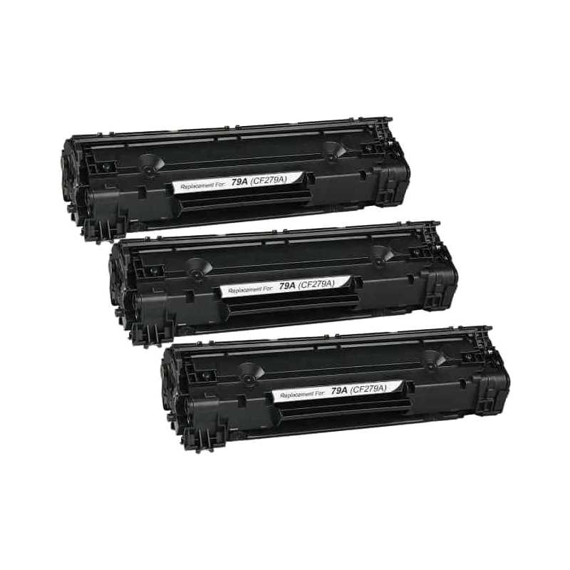 Rabatpakke Hp 79x Sort   Stk Toner Kompatibel Cf279x   500 Sider
