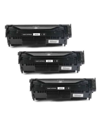 Rabatpakke Hp 12x Sort   Stk Toner Kompatibel Q2612x       500 Sider