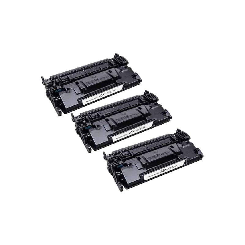 Rabatpakke Hp 26x Sort Toner Stk Kompatibel Cf226x 27 000 Sider