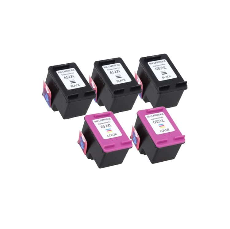 Rabatpakke Hp 652      Sort     Farve  Kompatibel 652    500 Sider