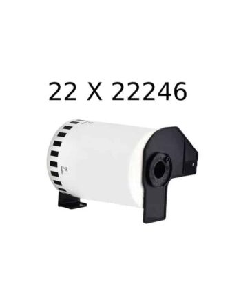 Rabatpakke 22 Stk Brother Dk22246 Papirtape Kompatibel 103mm   30 48m