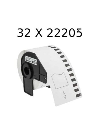Rabatpakke 32 Stk Brother Dk22205 Rulle Termokopieringspapir Kompatibel   2cm   30 5m