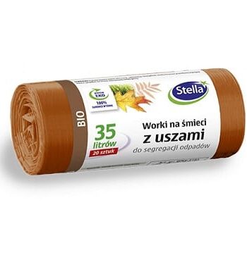 Bioaffaldsposer Komposterbare Stella 35 Liter 20 Stk 57x49 Cm
