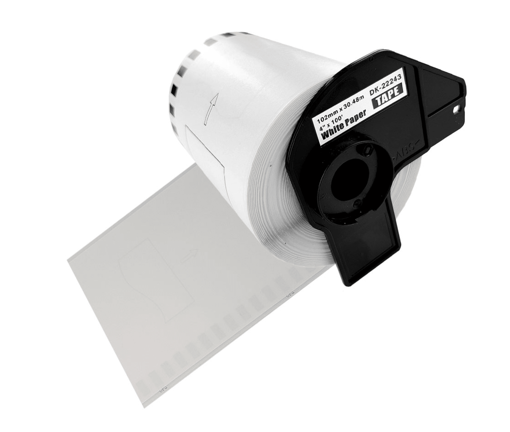 Brother Dk22243 Rulle Kontinuerlig Papir Etiketter  102mm   30   Meter  Kompatibel  Dk22243