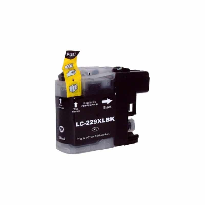Brother Lc229 Bk Sort Blækpatron Kompatibel Lc229 Bk 1200 Sider