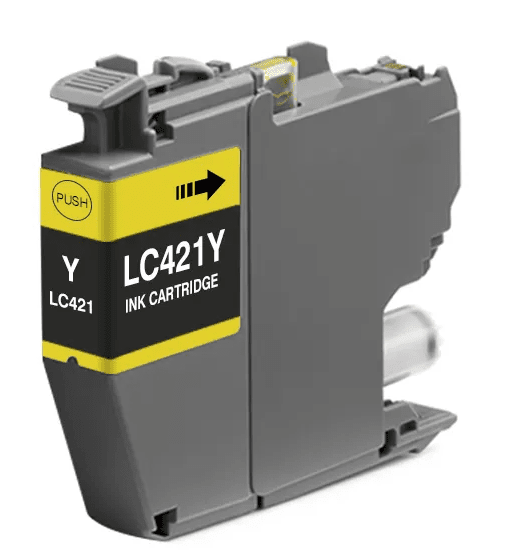 Brother Lc421   Gul Printerpatron 500 Sider  Alternativ  Lc421