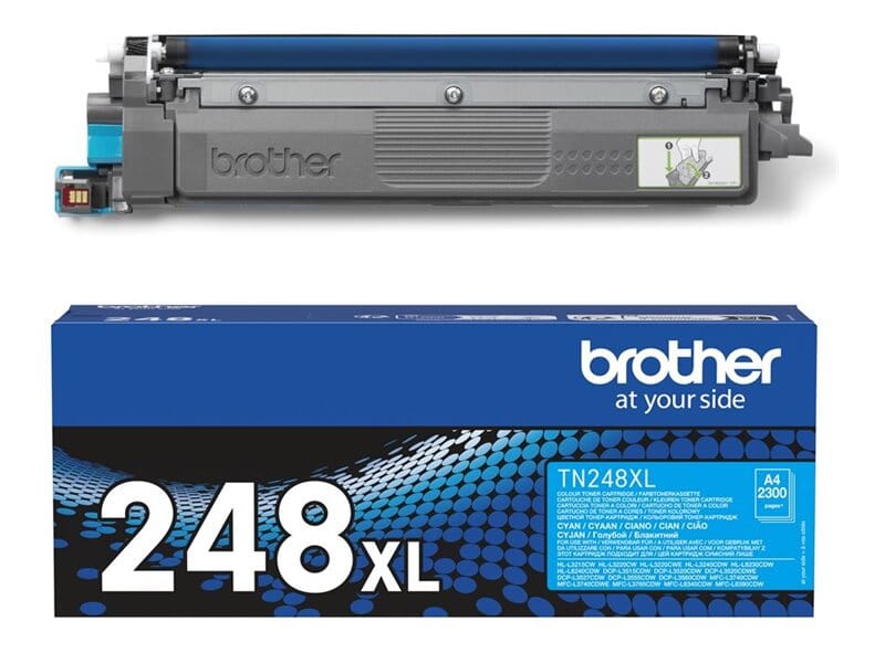 Brother Tn248   Cyan Toner 2300 Sider  Original