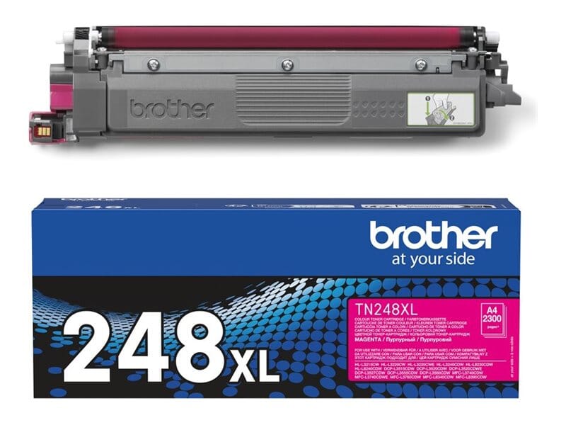 Brother Tn248   Magenta Toner 2300 Sider  Original