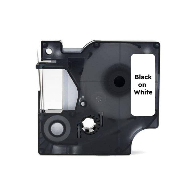Dymo 53713 Sort På Hvid Tape Kompatibel S0720930 24mm   7m