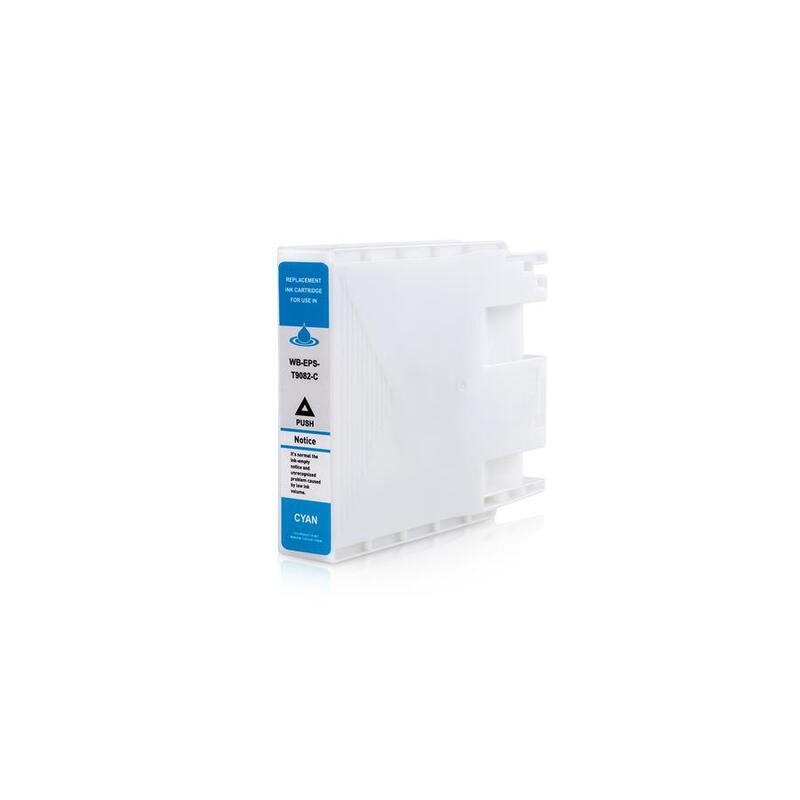 Epson T9082 Cyan Blækpatron Kompatibel C13t908240   000 Sider