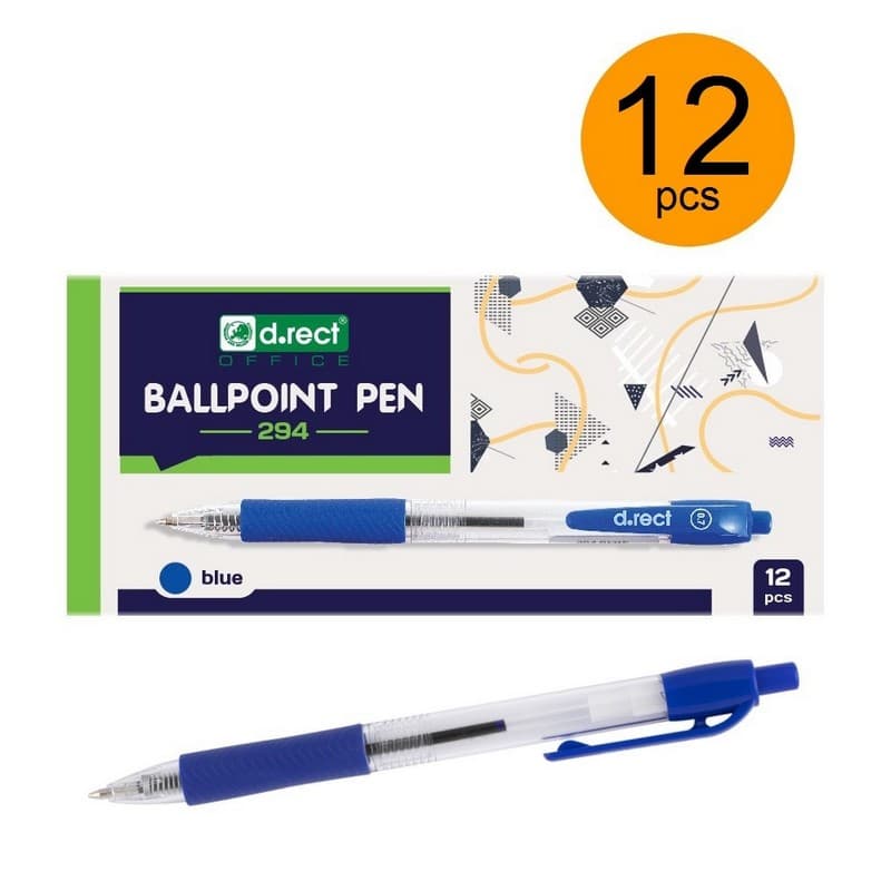 Kuglepen Ballpoint 294 Blå Pakke Med 12 Stk