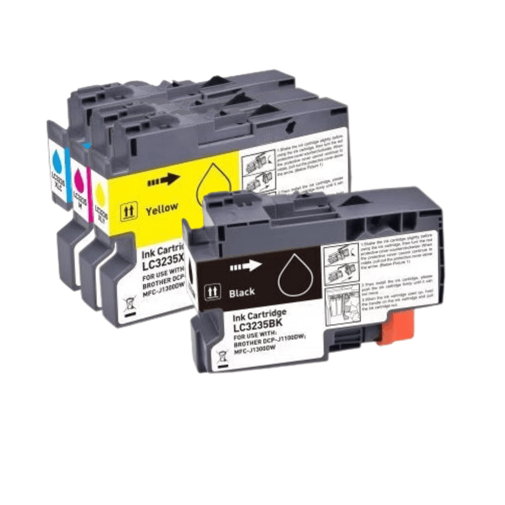 Pakke Sæt Brother Lc3235     Farver Bk- - -   280ml Alternativ