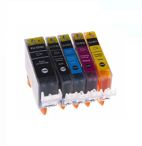 Pakke Sæt Canon Pgi-520 Cli-521 Farver Pbk-bk- - - Alternativ 70 Ml