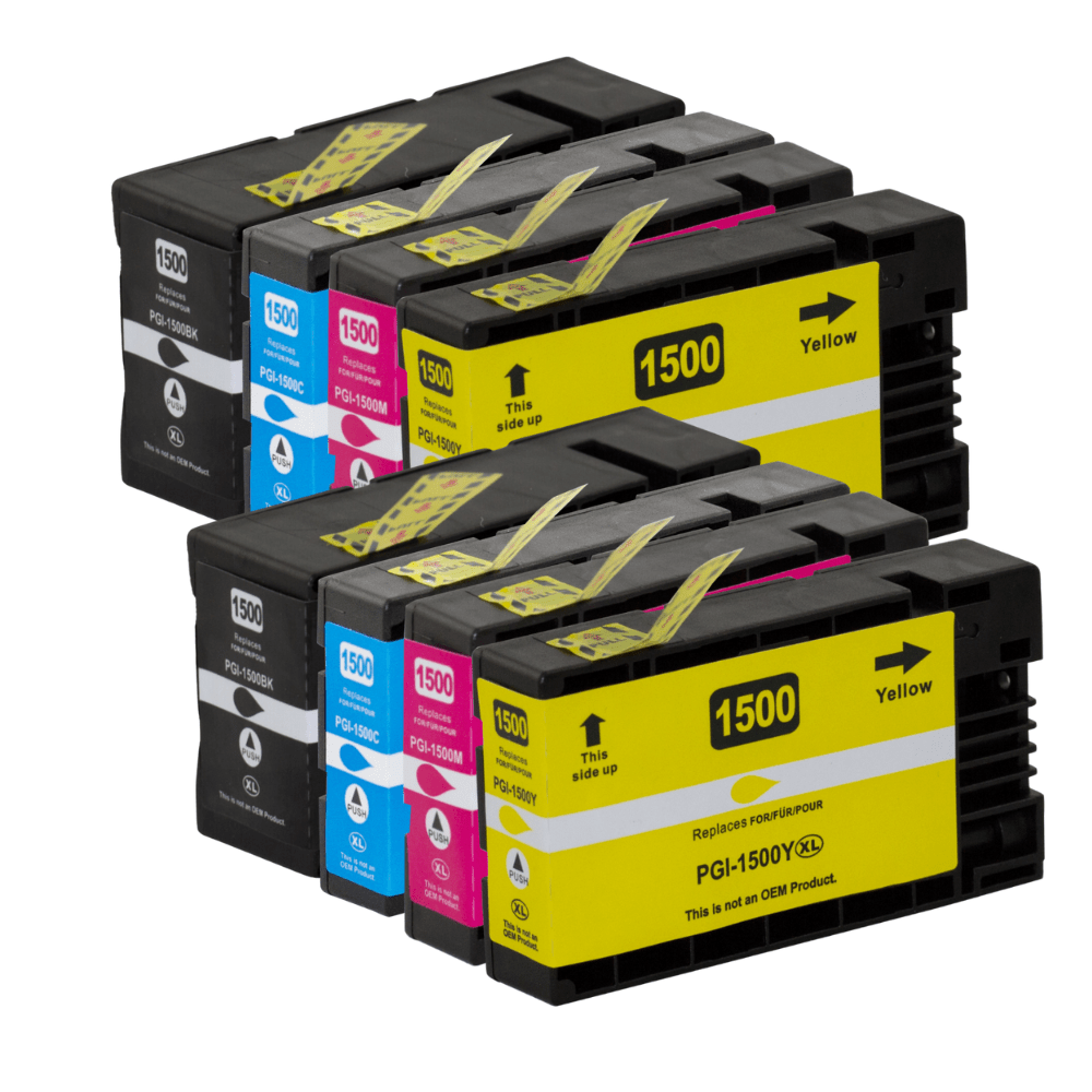 Pakke Sæt Canon Pgi-1500  2x4 Farver Bk- - -   Alternativ  142 Ml