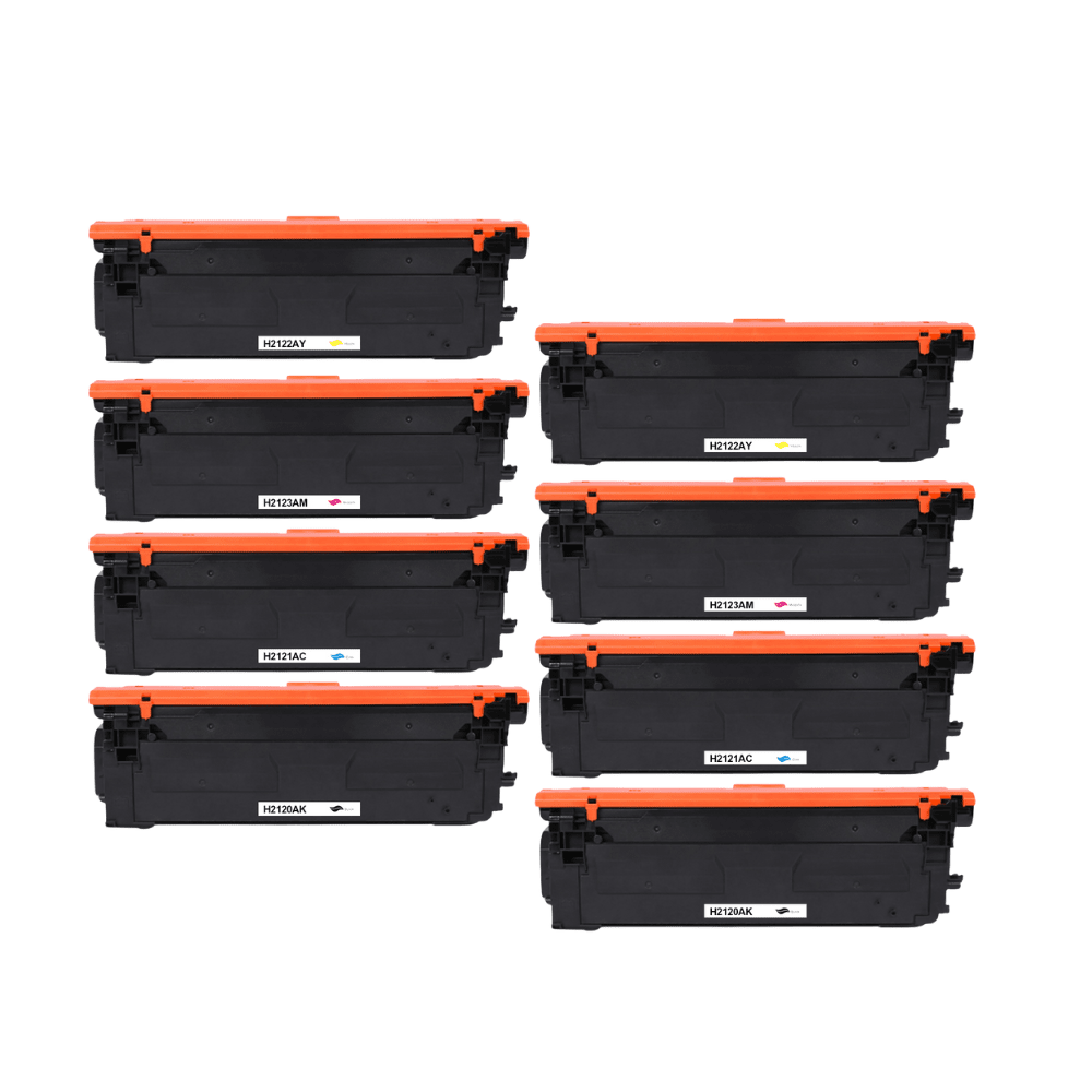 Pakke Sæt Hp 212a  2x4 Farver Bk- - -   Alternativ  38 000 Sider