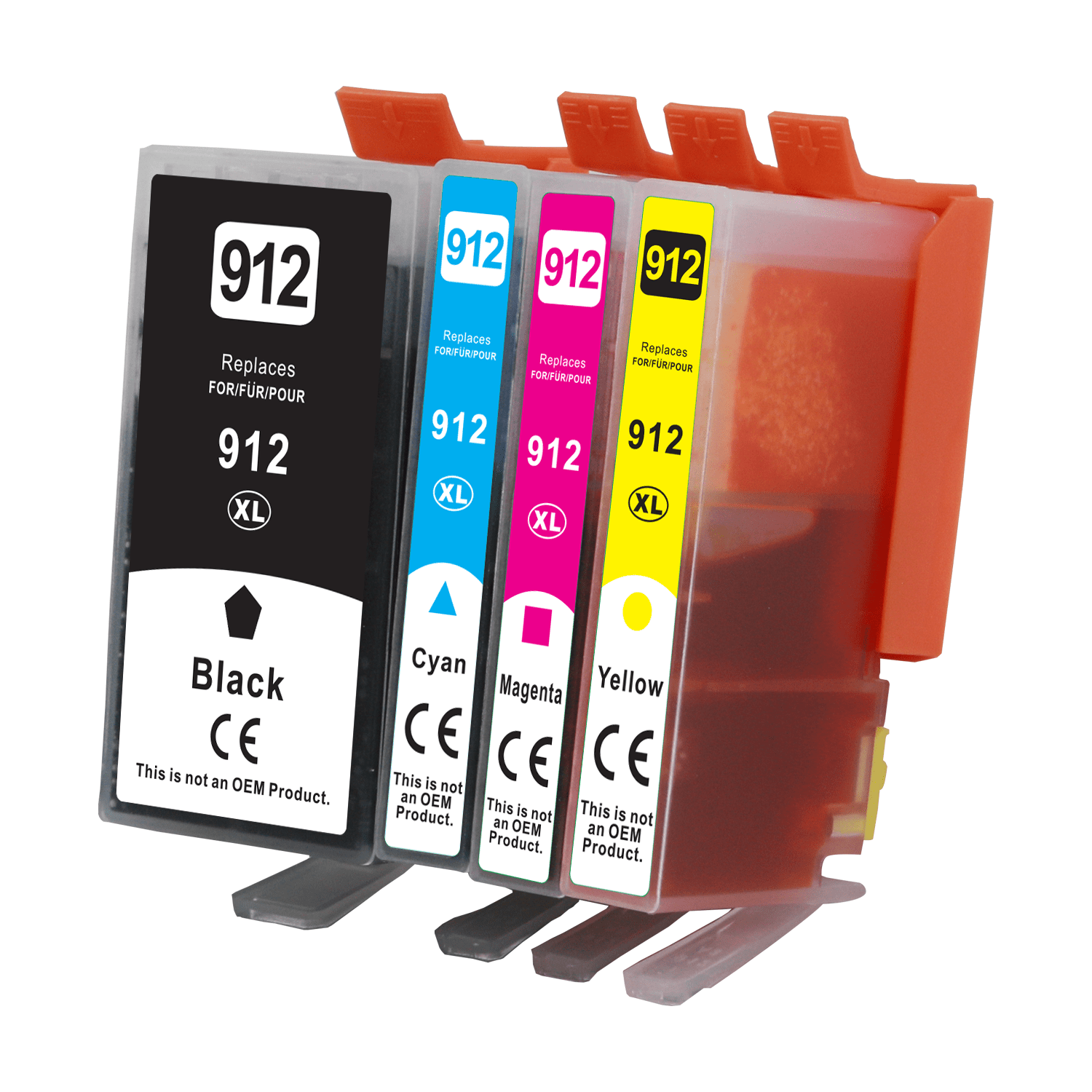 Pakke Sæt Hp 912     Farver Bk- - -   Alternativ  81   Ml
