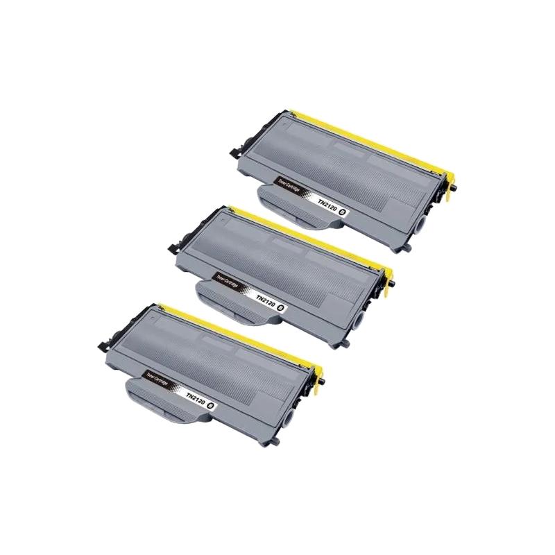 Rabatpakke Brother Tn2120 Sort   Stk Toner Kompatibel Tn2120   600 Sider