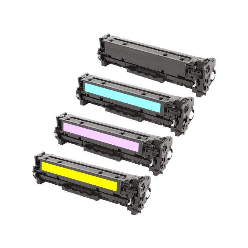 Rabatpakke Canon 718 Farver Bk- - - Toner Kompatibel 718 12 100 Sider
