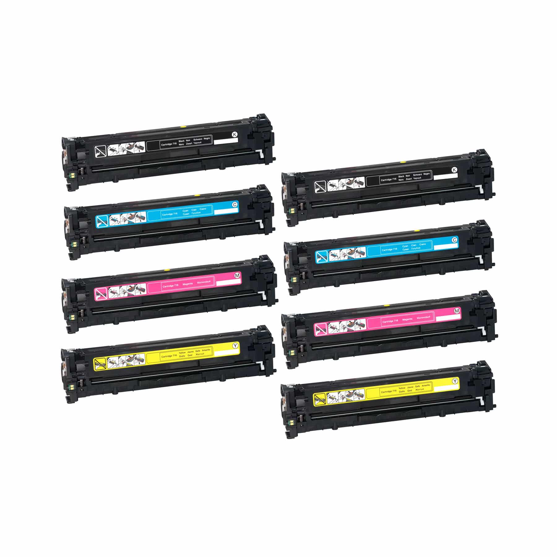 Rabatpakke Canon 716     Bk- - -  Toner Kompatibel 1980b002-1977b002 13 600 Sider
