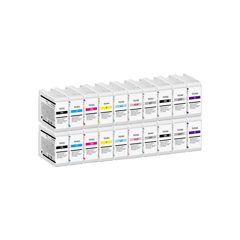 Rabatpakke Epson T47a     Pbk- - - -lc-lm- -mbk-lg-  20 Stk  Blækpatron Kompatibel C13t47a100-c13t47ad00  -c13t47a100-c13t47ad00