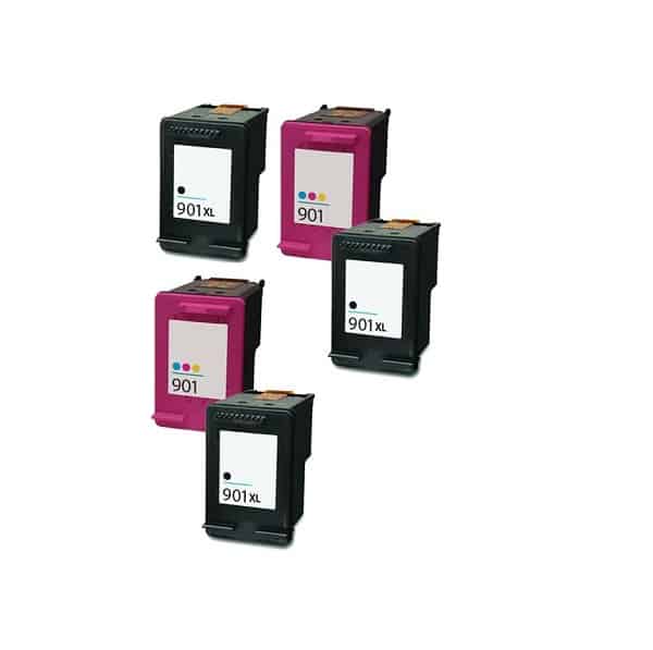 Rabatpakke Hp 901 Bk - - -pak Kompatibel 901 84ml