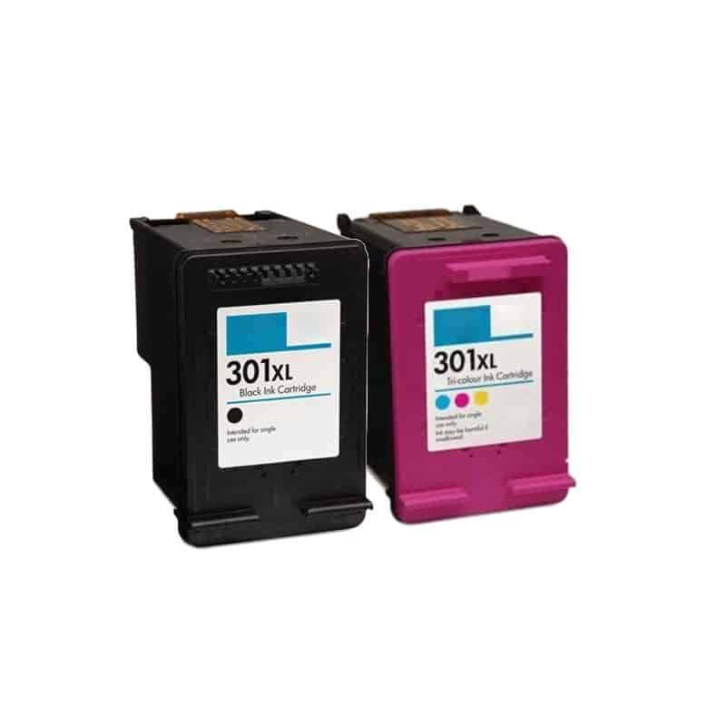 Rabatpakke Hp 301      Sort     Farve Kompatibel Hp 301  33ml