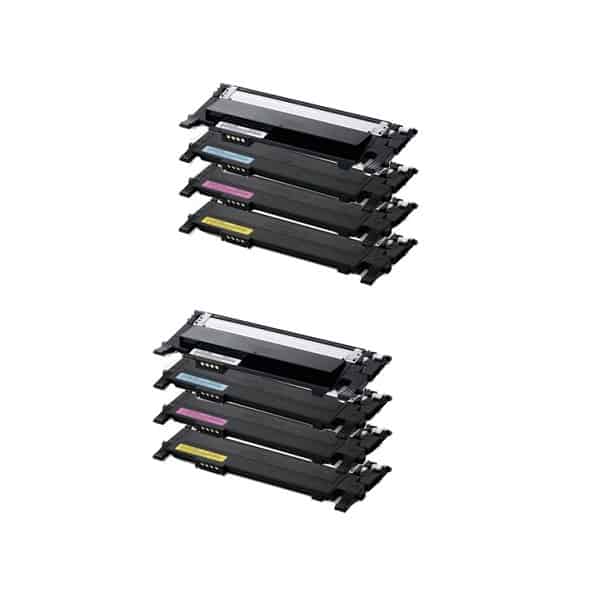 Rabatpakke Samsung Clt-406s 2x Bk- - -   Kompatibel Clt-406s   000 Sider