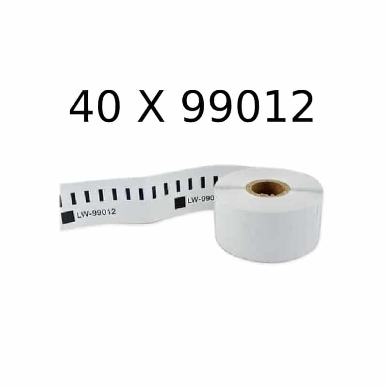 Rabatpakke 40 Stk Dymo 99012 Adresseetiketter Kompatibel S0722400 40   260 Stk 89   36mm