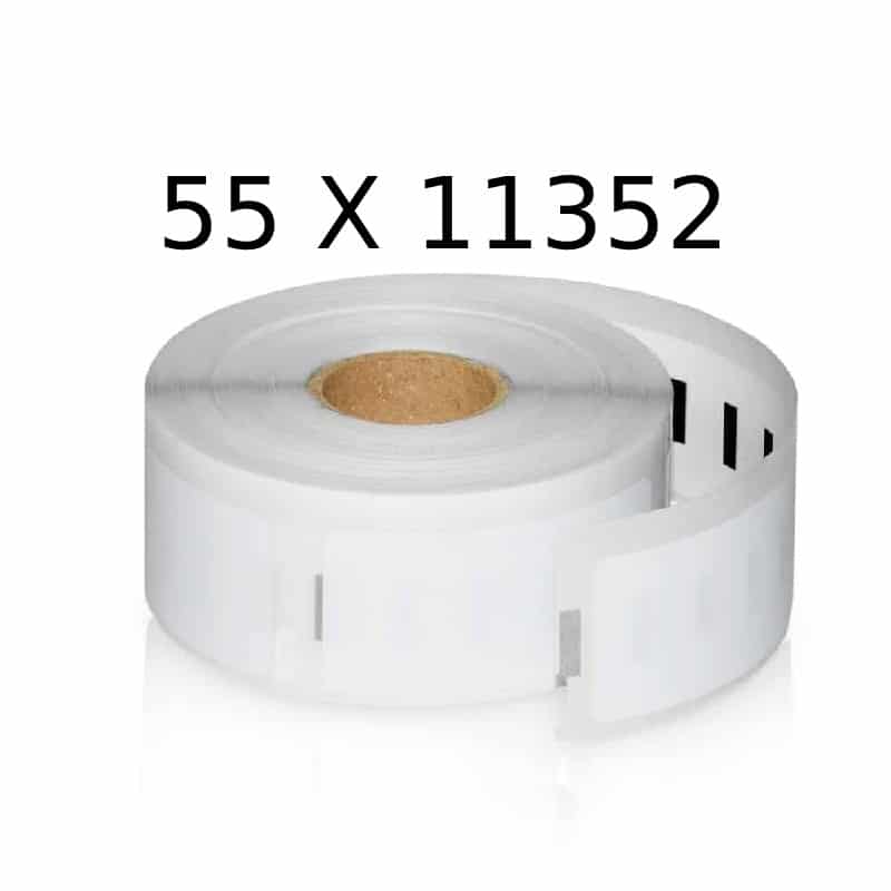 Rabatpakke 55 Stk Dymo 11352 Adresseetiketter Kompatibel 25   54mm