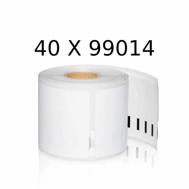 Rabatpakke 40 Stk Dymo 99014 Forsendelse Etiketter Kompatibel 40   220 Stk 101   54mm