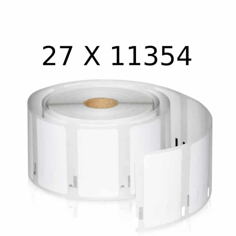 Rabatpakke 27 Stk Dymo 11354 Universaletiketter Kompatibel S0722540 27   1000 Stk 57   32mm