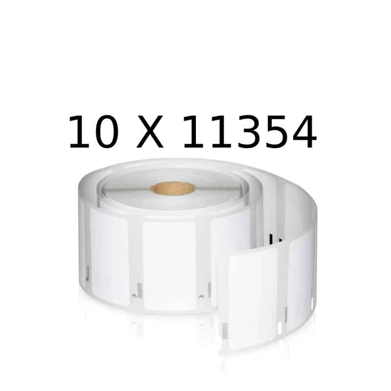 Rabatpakke 10 Stk Dymo 11354 Universaletiketter Kompatibel 57   32mm
