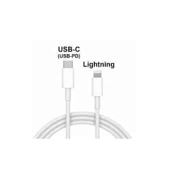 Usb-  Til Lightning Opladningskabel     Hurtig Og Effektiv Opladning
